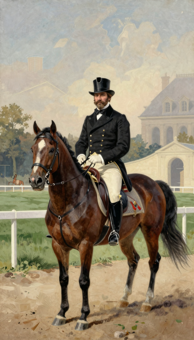Napoléon III à l'hippodrome de Vichy